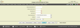 Filtros Listagem de Movimentação de Títulos