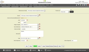 Adiantamento de Cliente